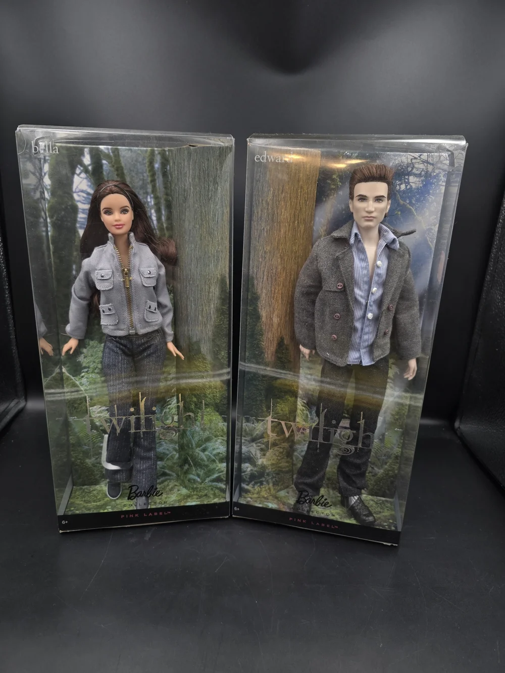 Twilight Collector Doll Set - Bella, Edward & Jacob (Gray Outfit Accents)